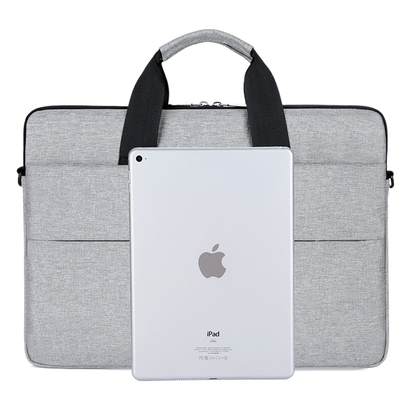 Lightweight Notebook Business Commuter Computer Sleeve Bag Fashionable Fabric Apple Asus Plush Handbag