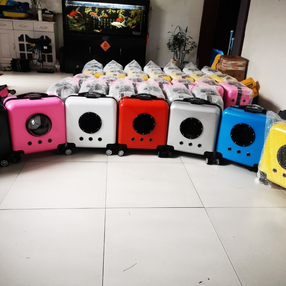 Box Space Capsule Pet Universal Wheel Dog Carrier Cat Outdoor Rolling Su Hong_voghion.com