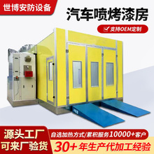厂家定制汽车喷漆房燃油加热环保型烤漆房喷烤一体汽车烤漆房