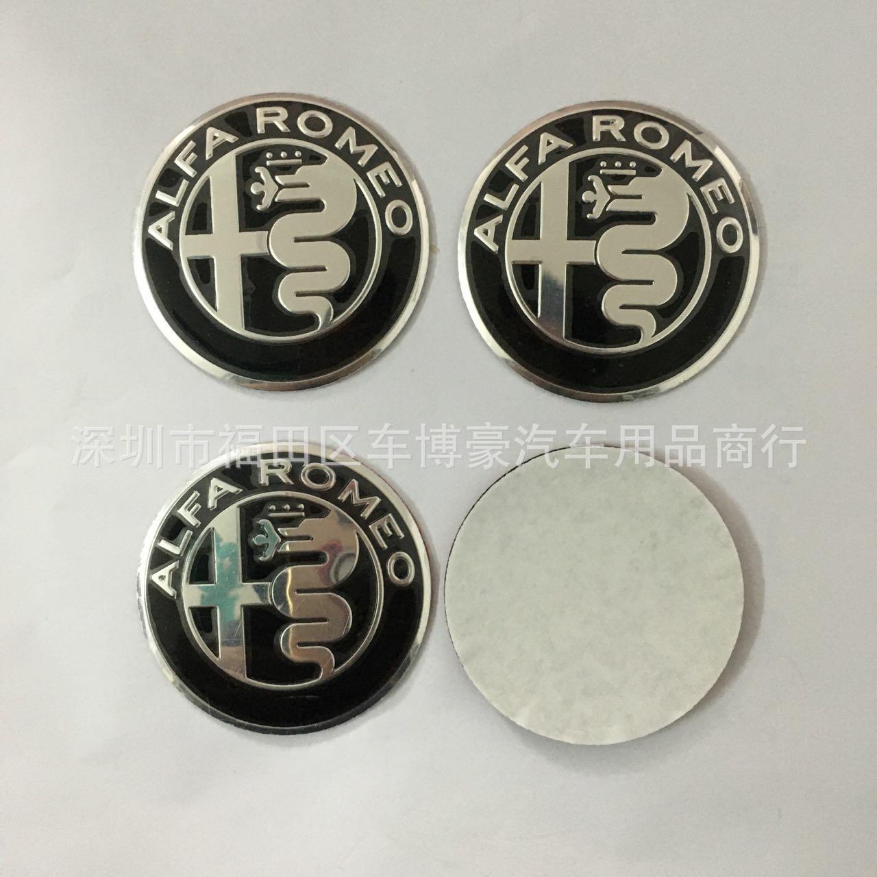 Suitable for Alpha Modified Wheel Labels Alpha Romeo Wheel Labels 50mm Alpha Modified Wheel Labels