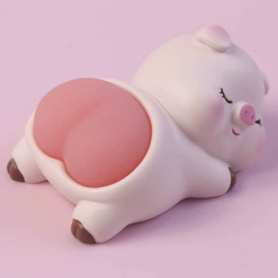 Car ornaments Car Desktop Decorative Decoration - type-c-little-pig-head-facing-right