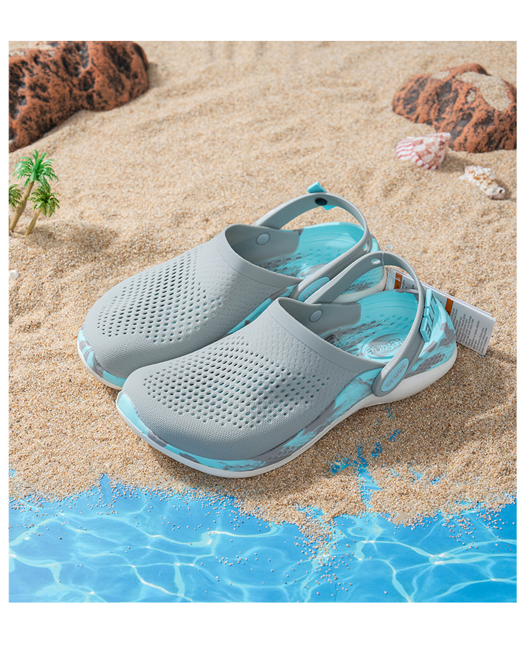 Zuecos Clogs Unisex de EVA, Transpirable, Impermeable, Ligero y Antideslizante, para Playa