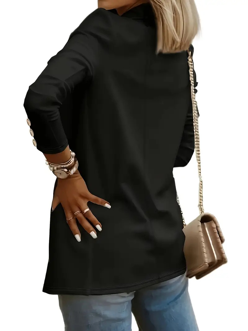 Blazer Femme Chic Et Élégant Veste De Tailleur Pour Bureau_voghion.com