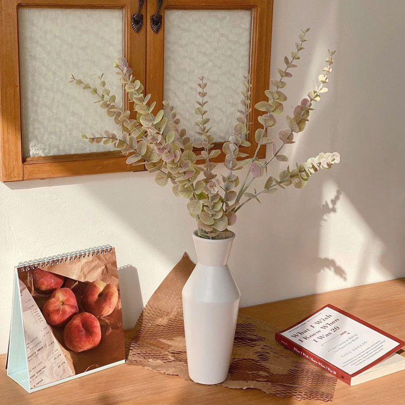 Nordic simple florero de cerámica decoración ins estilo silencioso artístico flor decoración B & B Oficina Decoración