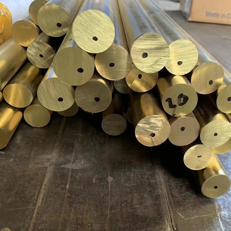 现货H59H62H65等国标黄铜圆棒板材可零切铜片铜料