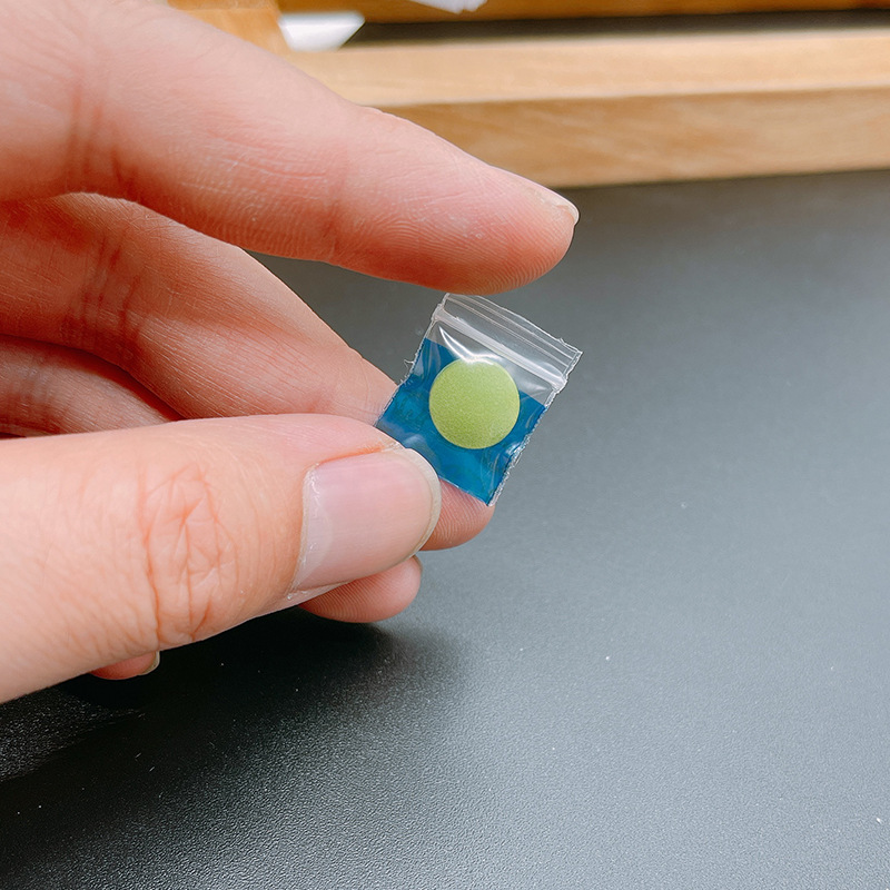 Plástico PE ziplock bolsa lindo tamaño pequeño color Apple impresión mini sellado bolsa transparente bolsa de embalaje bolsa de hueso sellado