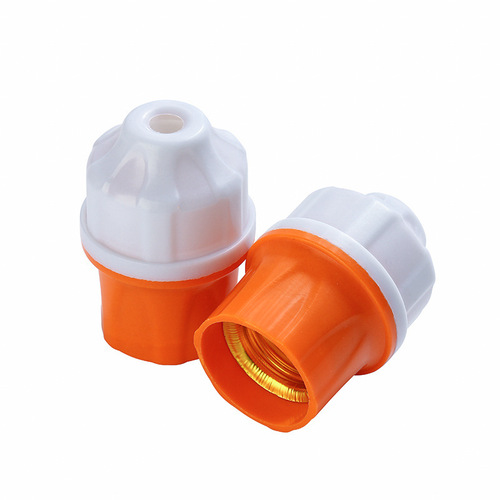 Manufacturer wholesale lamp holder suspension type E27 screw LED light bulb chandelier head lamp holder Luo mouth