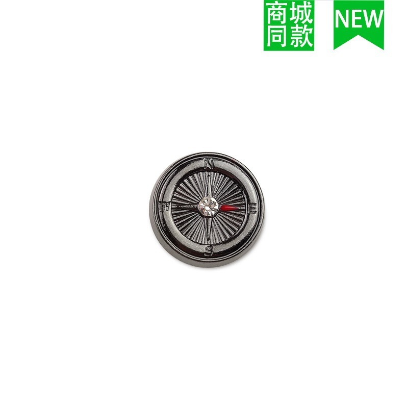 クロスボーダー卸売新しいクロックスアクセサリー靴バックル金属レターチェーン適応クロス靴花 DIY アクセサリー|undefined