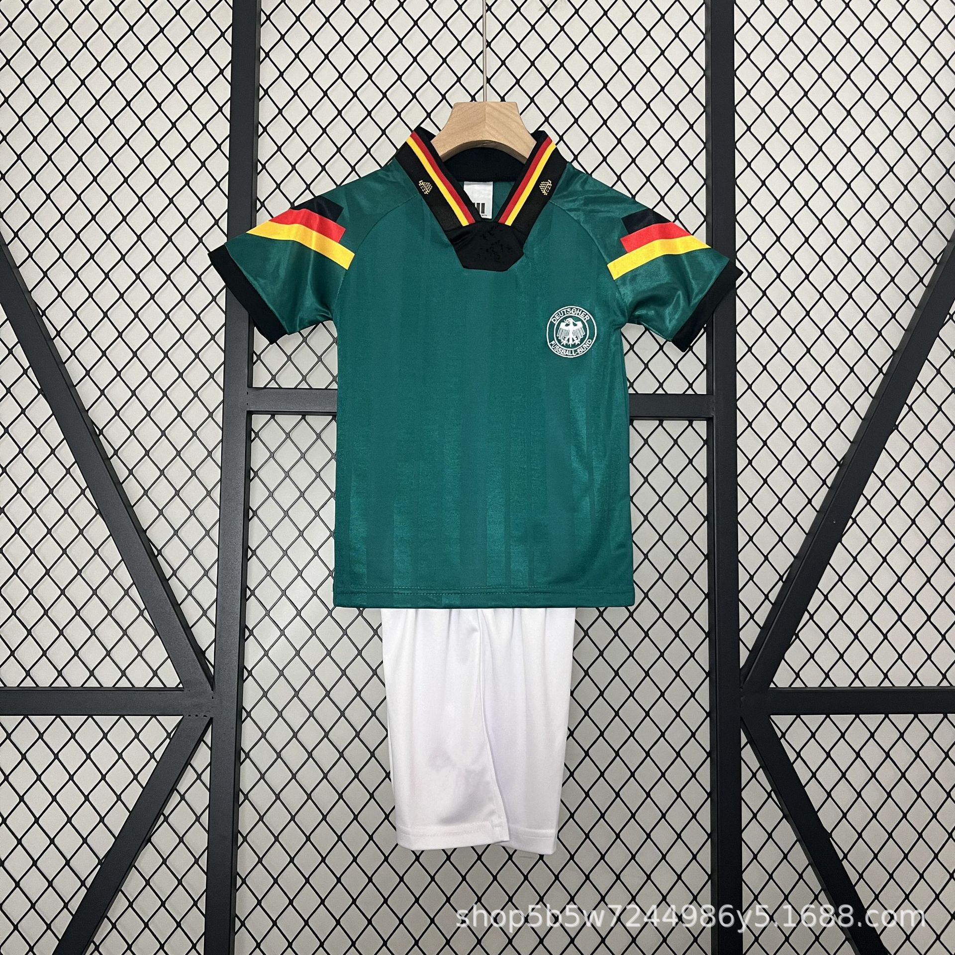 AC Brasil Alemania Real Madrid Camiseta de campo Ropa para niños Camiseta de fútbol Camiseta retro Traje de manga corta para niños