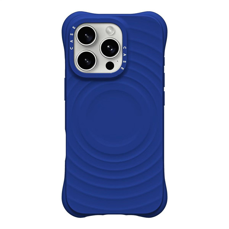 CASE新款柔雾紫刘宇宁纯色波漾MagSafe手机壳适用苹果iPhone16/15|undefined