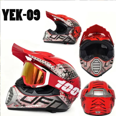 Motosiklet kaskı (dəbilqə) Certified Electric Vehicle Bicycle Helmets - adult-yek-09-red-gray-l-size
