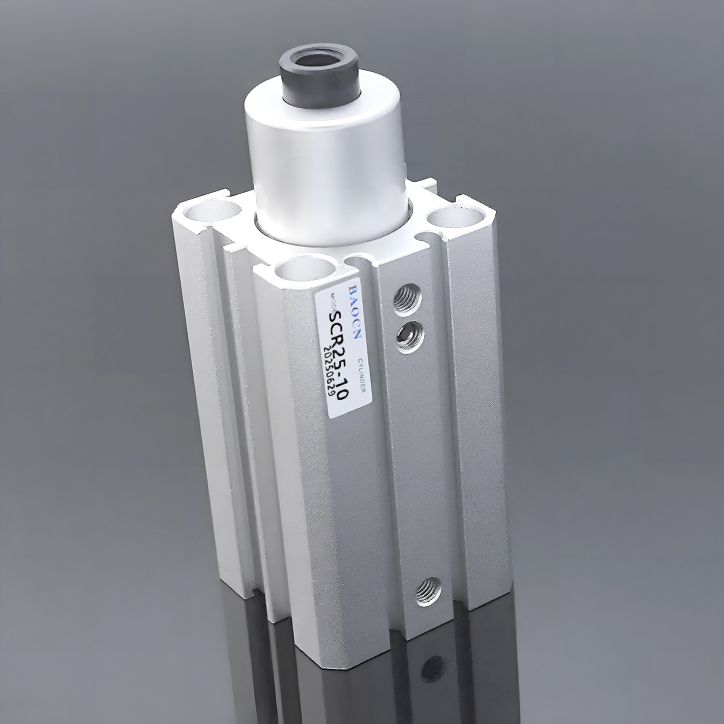 源头厂家当天直发回转下压夹紧气缸scr12-10可带横臂法兰旋转薄型