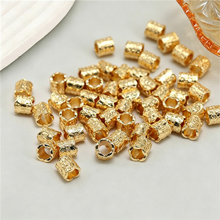 �~�14K��ɫ���y6.4*5.9mm ����X��ͨ�׸��鴮��diy�Ʒ���