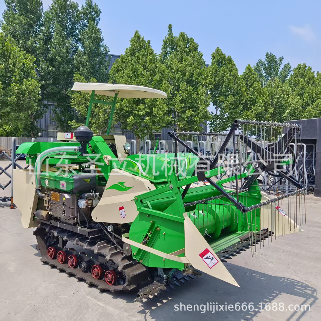 小型水稻收割机  割副1.2米 套种地小型黄豆收获机常发25马力农机