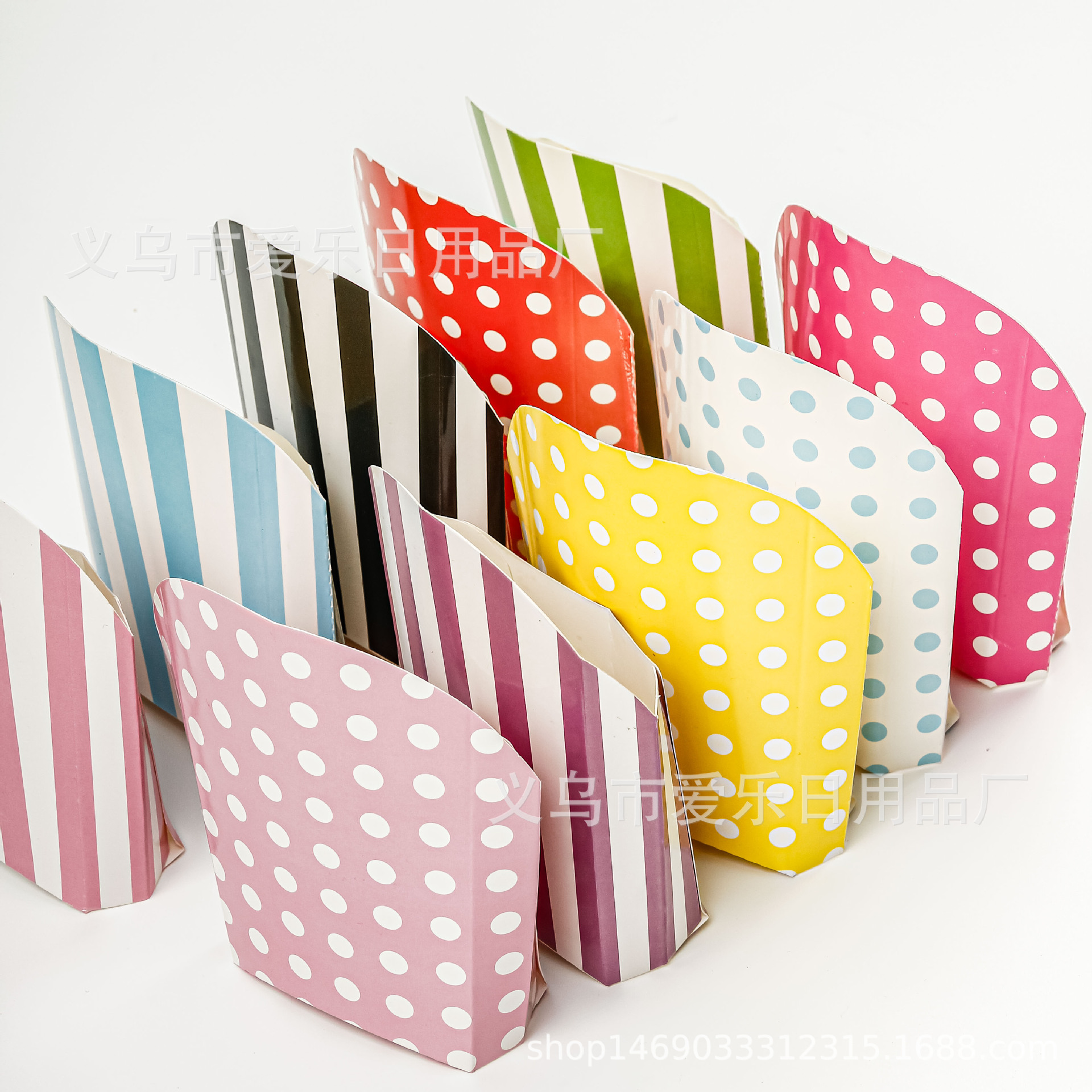 FUENTE fabricante de alimentos Tarjeta blanca deliciosa caja de papas fritas diseño creativo papel caja de embalaje de alimentos