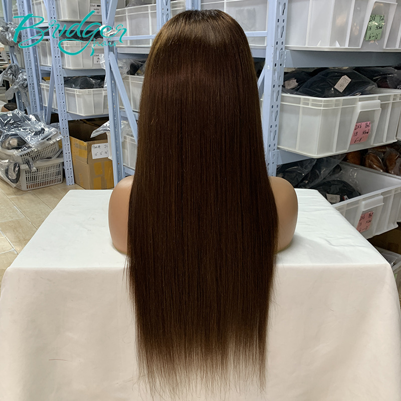 Peruca lace frontal de cabelo humano verde estilo natural_voghion.com
