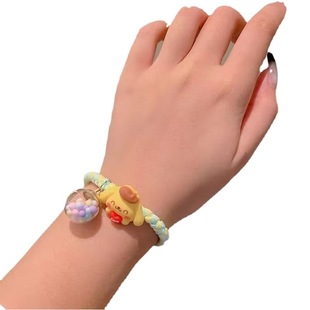 Веревка для волос Мультфильм Sanrio цвет кольца для волос милые ins стиль милая девушка волосы веревка резинка головные уборы