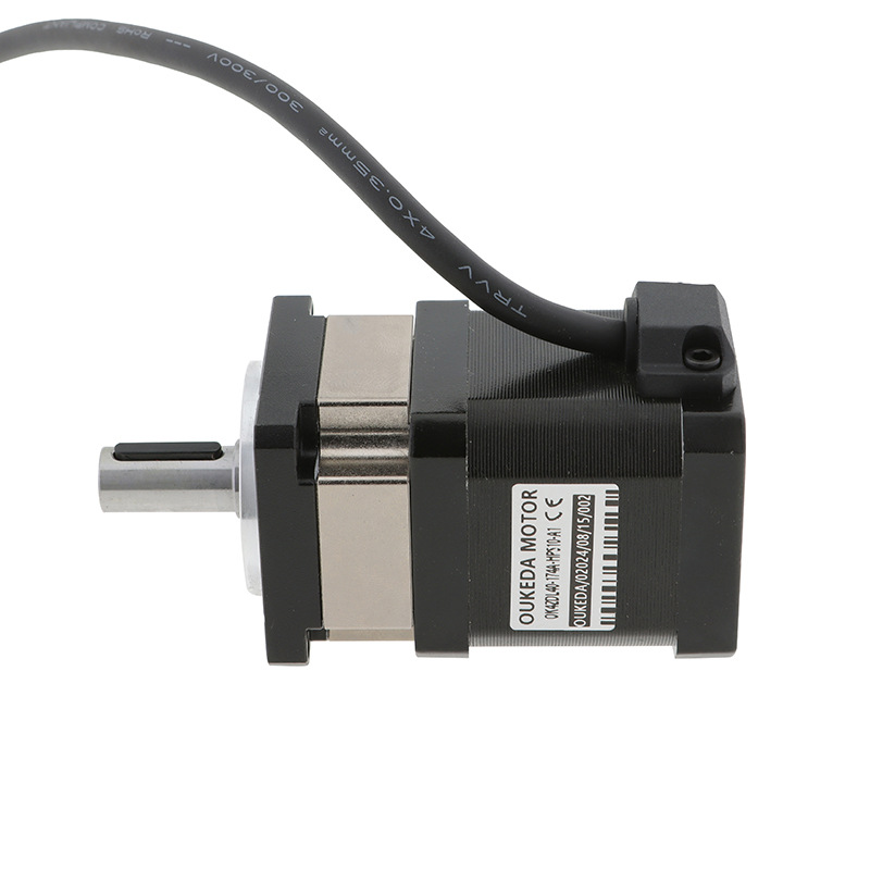 超薄42减速电机 速比10 高精度42行星减速步进电机 齿轮箱电机42