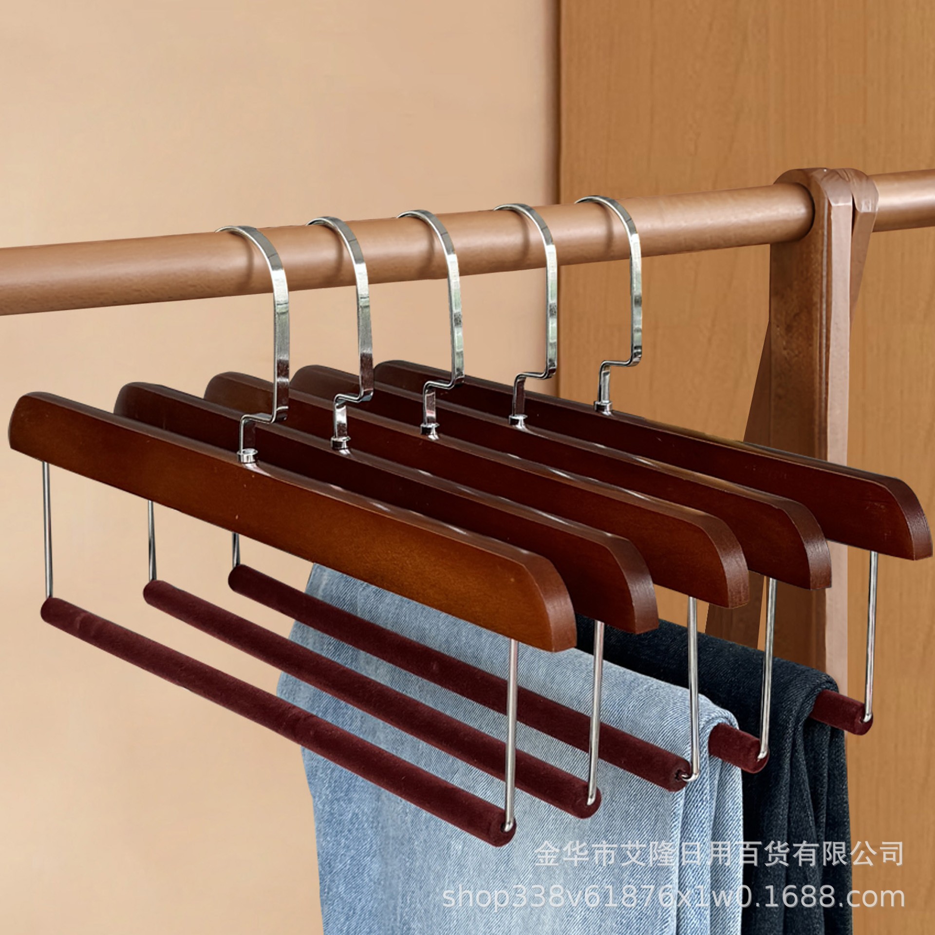 Retro color flocking boom frame