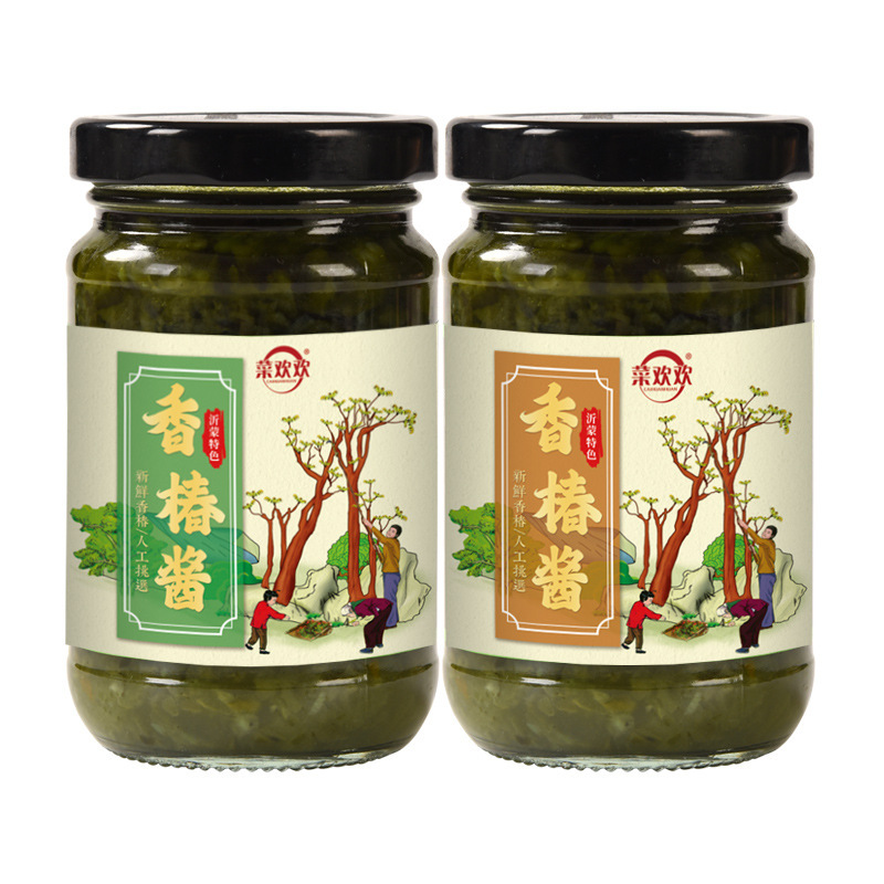 料理歓歓沂蒙特産油煮香椿醤代件山東新鮮香椿芽漬物料理|undefined