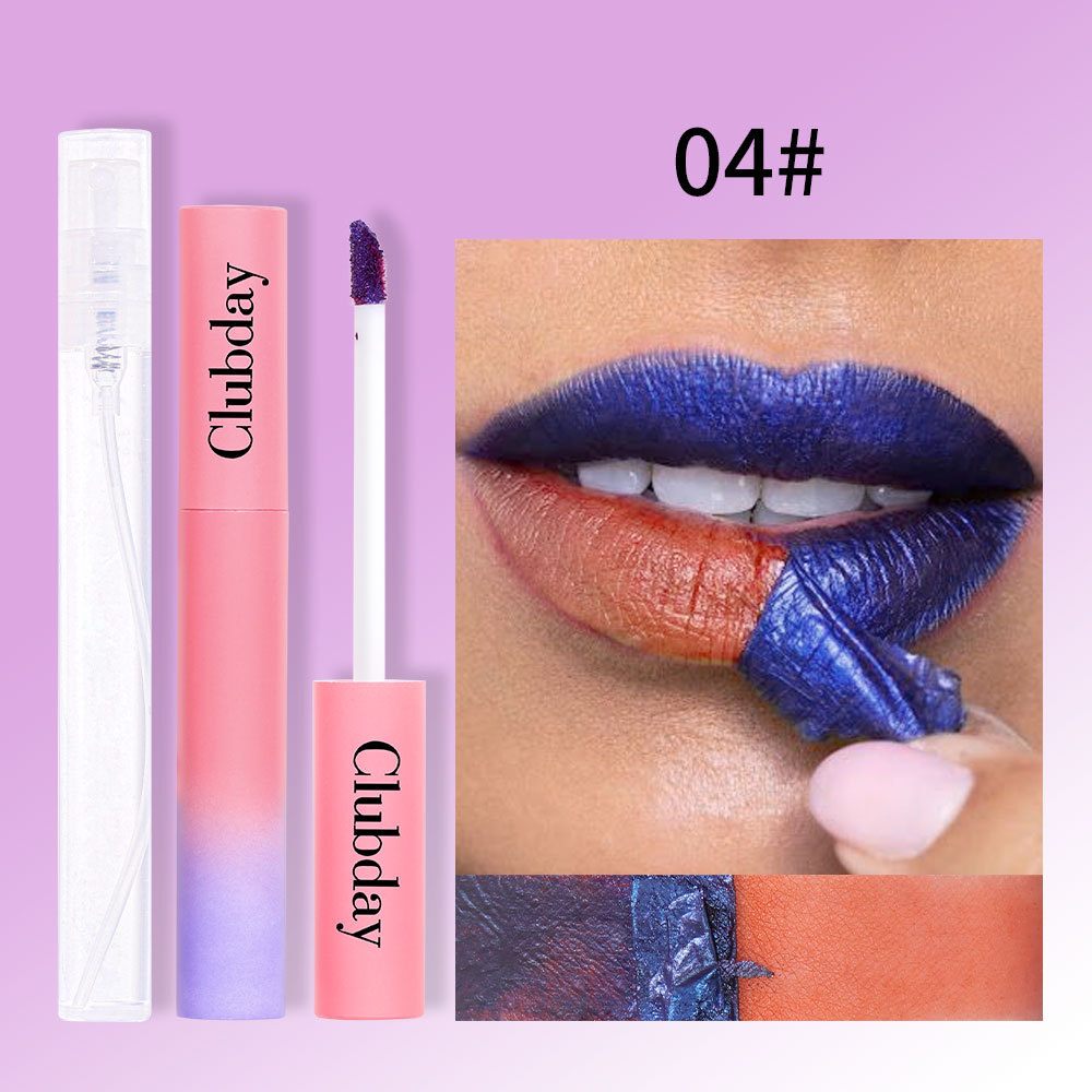 Clubday Matte mist Top Non-stick cup lip gloss six color tearing red lip glaze