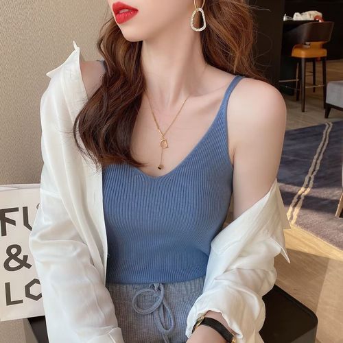 Special Price Camisole Tank Top High Elastic Commute Style One-Time Dropshipping Factory Stock