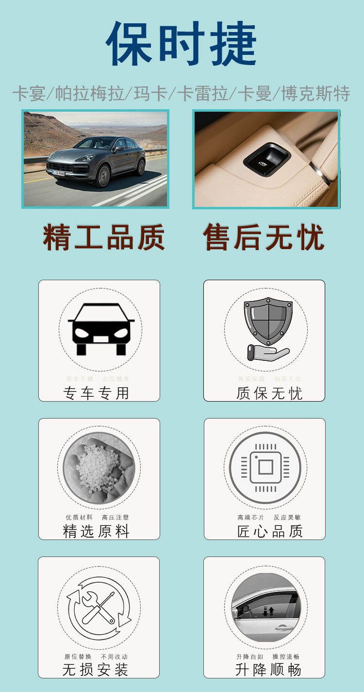 971959855C is applicable to the opening key canyenne of the window regulator of the time-guaranteed Jie Kai Cayenne banquet Paramela.