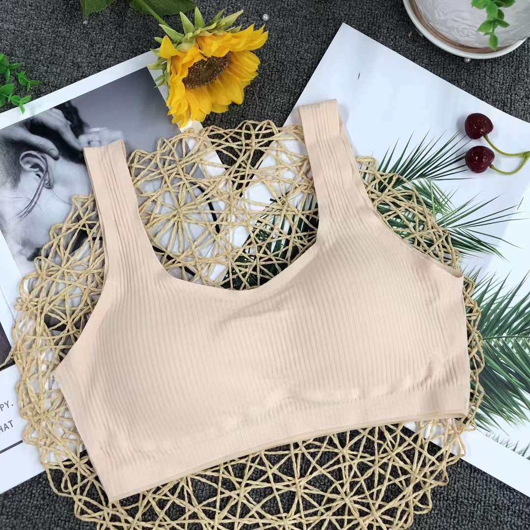 Nueva sin costura alta elástico Sling cinturón belleza espalda señoras chaleco no anillo de acero yoga sujetador ropa interior deportiva mujeres al por mayor