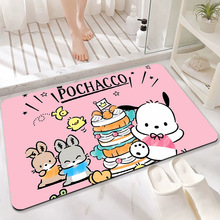 卡通帕恰狗硅藻泥吸水地垫浴室卫生间防滑速干脚垫入户易打理门垫