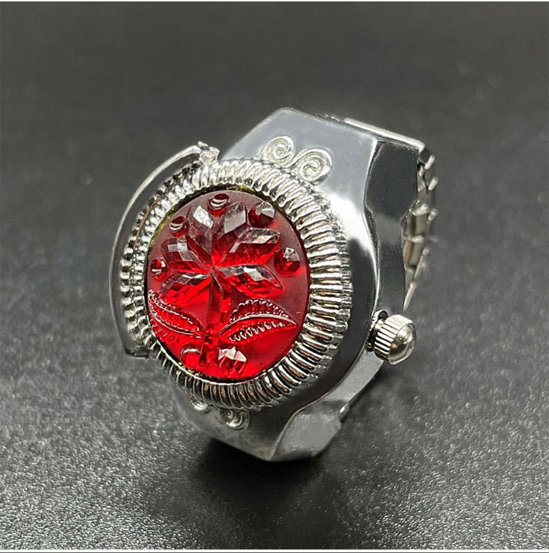 Casual Flor Cuarzo Anillos De Reloj display picture 5