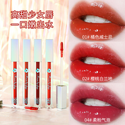 Explosive money Mary can Andy Mirror Labial glaze Moisturizing Film waterproof Glass Labial glaze student Lip Gloss