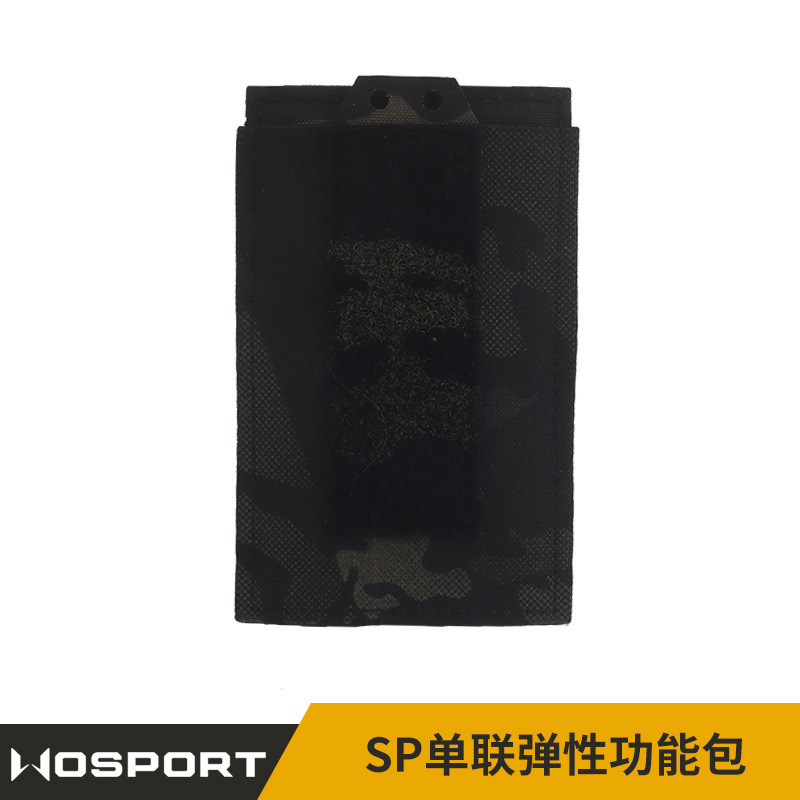 Wosport Camouflage 5.56 Sp Single Elastic Storage Bag m System Velcro and Mk5 Chest Rig Combination Set