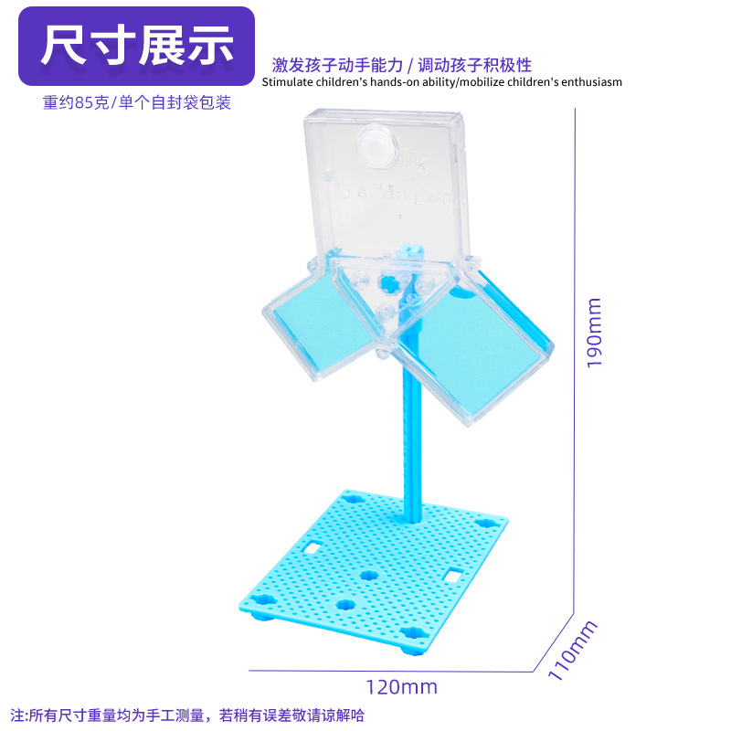 Teorema de hook modelo de matemáticas experimentales de ciencias para estudiantes ensamblaje manual de material de enseñanza de demostración