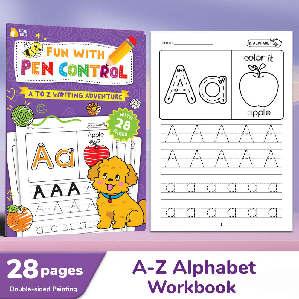 Alphabet Preschool Color Cross-Border New Product Kidsren's Preschool Education Calligraphy and Painting Book