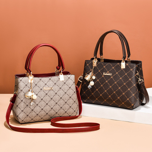 〖Delivery〗  new large-capacity women's handbags, stylish mom bags, trendy single shoulder crossbody bags