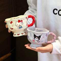 サンリオハローキティマグカップ誕生日プレゼントお土産カップルカップ高顔値カップは彼女に贈る