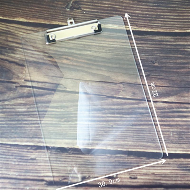 木製書類挟みアクリルファイル会議記録縦挟みタブレットパッド契約書類伝票試巻挟み