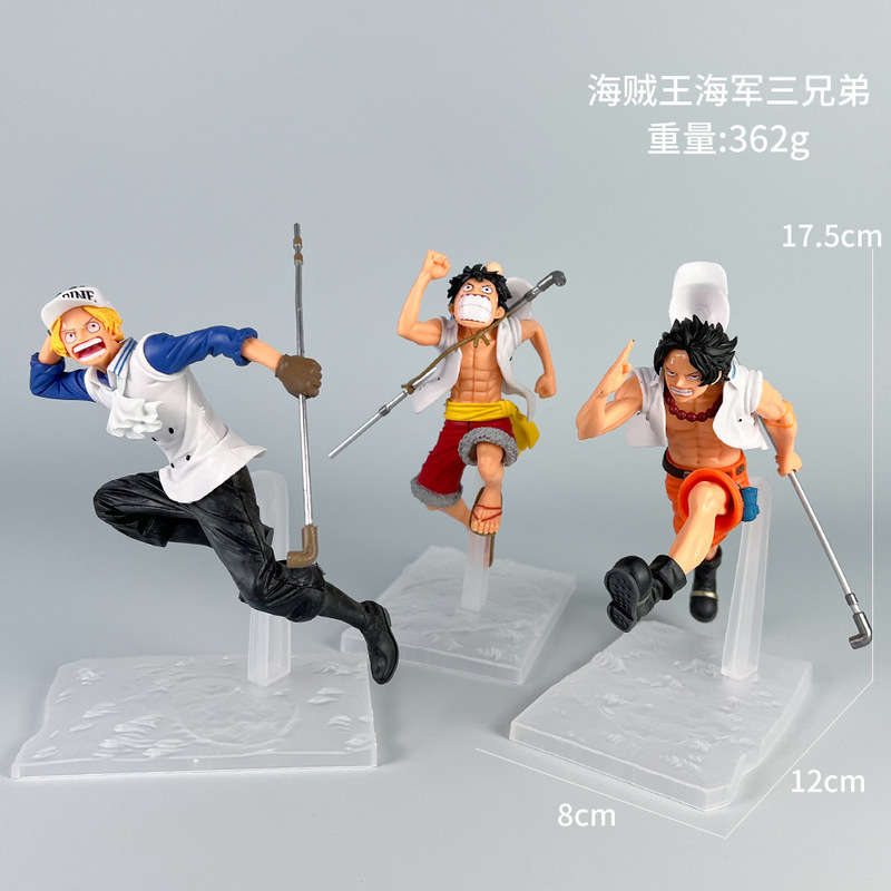 海賊王の手はアニメ劇場の火拳路飛の索隆山治のエースの3刀の流の模型を飾って国境を越えて潮を遊びます。|undefined