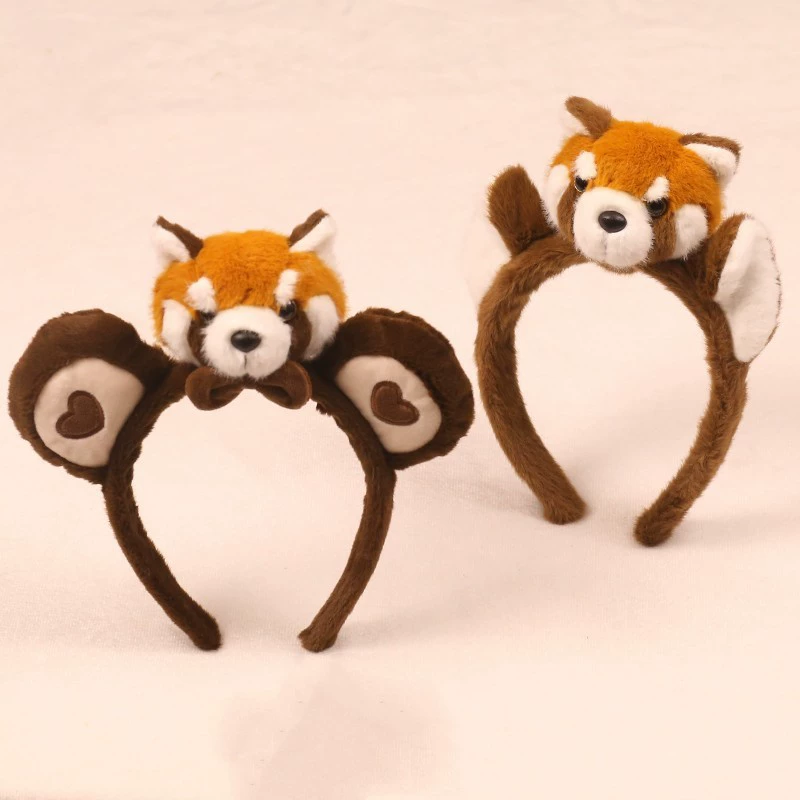 Мультяшный маленький енот обруч для волос креативный маленький медведь