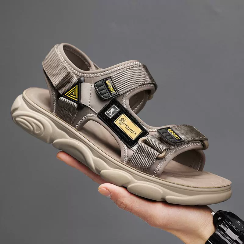 Вьетнамские сандалии для мужчин 2025: новые летние уличные нескользящие износостойкие спортивные сандалии для молодежи и пляжа