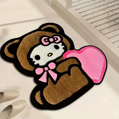 Kitty Floor Mat Imitation Cashmere | Avtomobil döşəmə paspasları - kt-cat-8-4060cm-skin-friendly-imitation-cashmere