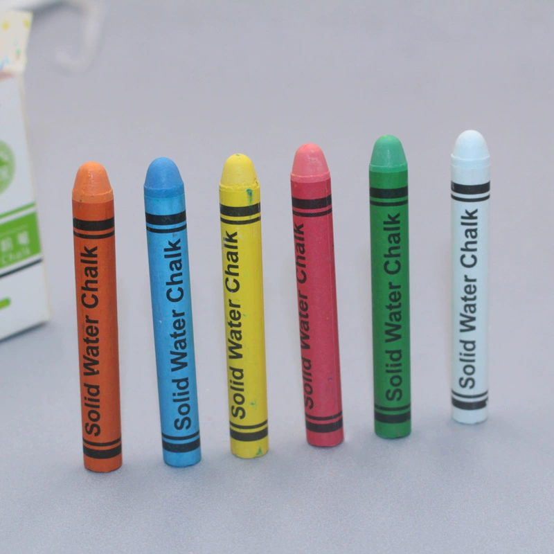 Water-soluble children's white chalk, 20 pieces, training