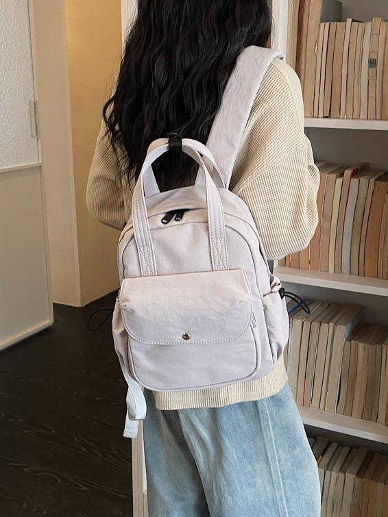 Mochila de nicho ligera, nicho de diseño, mochila portátil, viaje corto, bolsa de moda