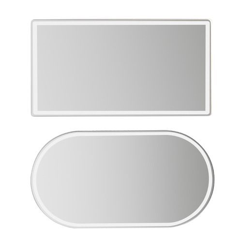 Cross-border E-commerce Car Sunshade High-Definition Mirror-Style Stainless Steel Makeup Mirror Anti-Shattering Adhesive Backview Mirror