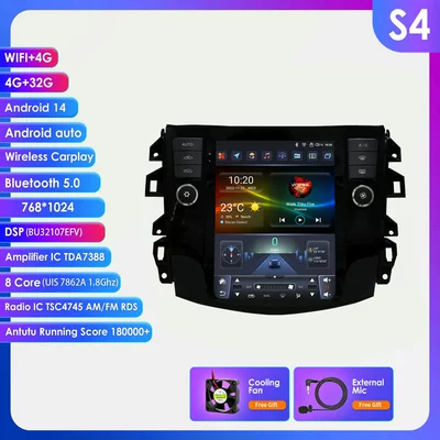 Screen Car Navigator with – DVD Navigation - 432g-wifi4g-lte-version-7862-carplay-eight-core-97inch-suitable-for-16-22-nissan-navara