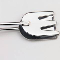 不鏽鋼火鉗夾碳夾子撿垃圾鉗家用老式加長廚房煤球烤鉗