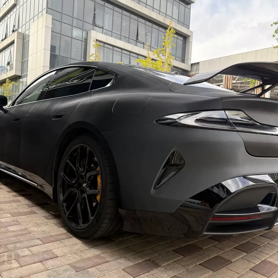 New Trendy Solar Eclipse White-To-Black Color-Changing Film Tpu Car Wrap Film Full Body Wrap Film Paint Protection