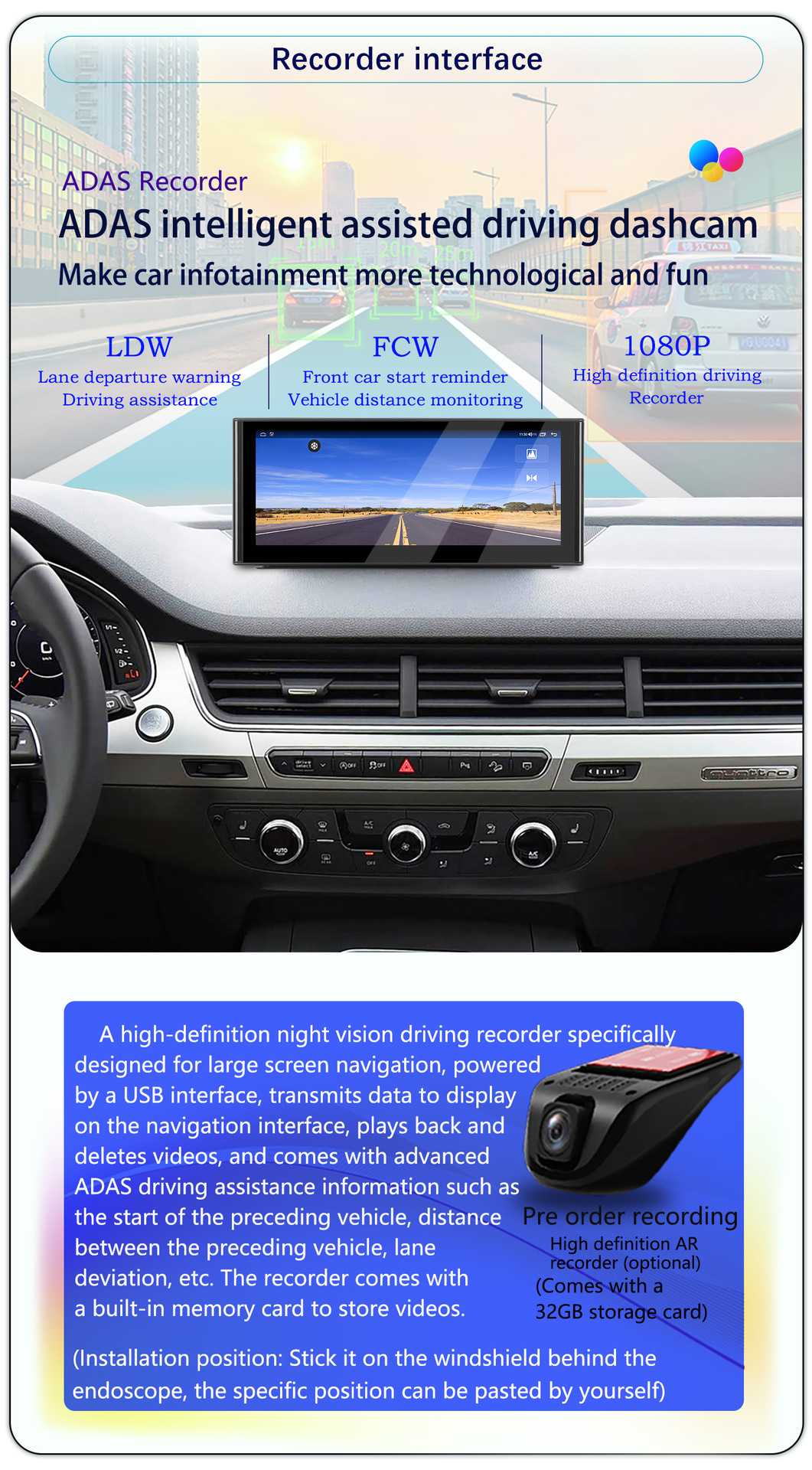 Suitable for 10.25-Inch 16-19 Audi Q7 Special Android Large-Screen Carplay Navigation 360 Panoramic All-In-One Machine