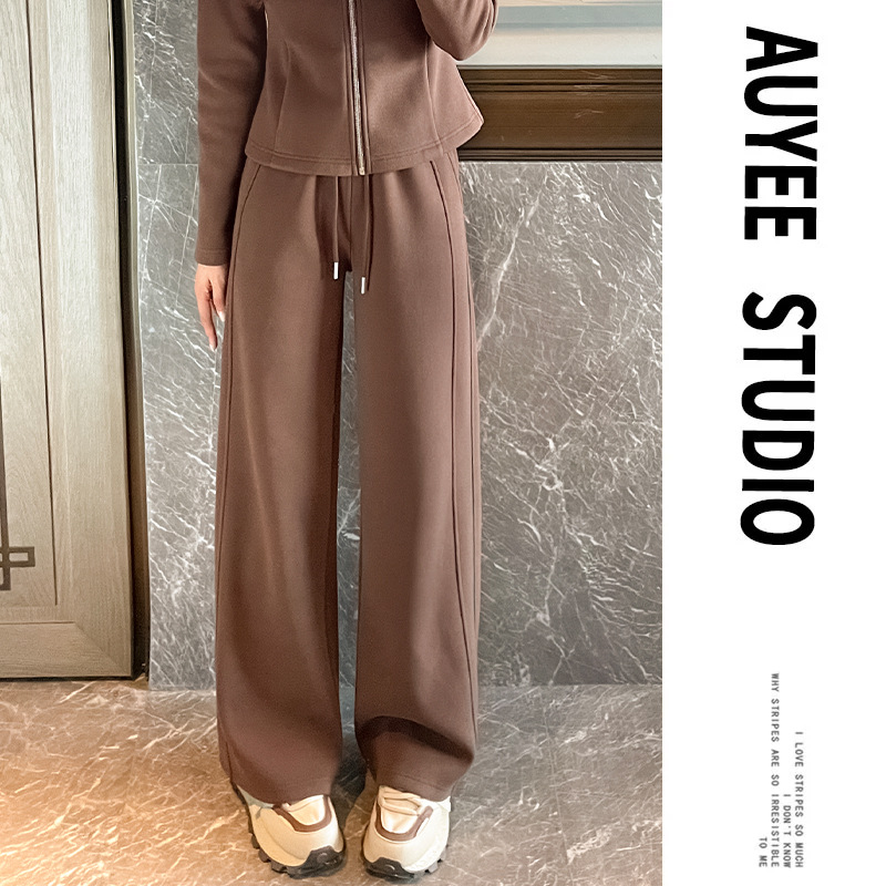 [autumn and winter style] brown regular