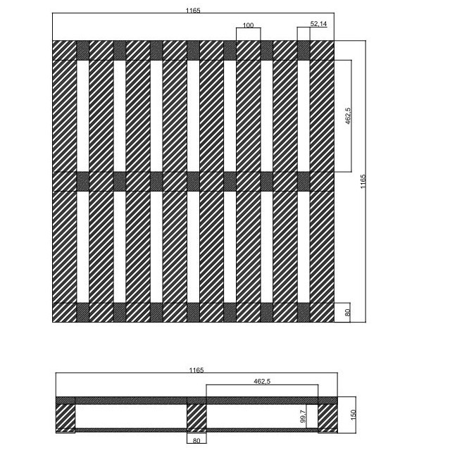 货架用铝合金托盘出口专用高强度防锈托盘可回收仓库物料存储托盘